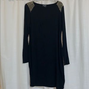 VINCE CAMUTO formal black midi dress. Size XL.